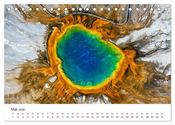 Produktbild: Yellowstone - Wie von einem anderen Stern. (Tischkalender 2026 DIN A5 quer), CALVENDO Monatskalender