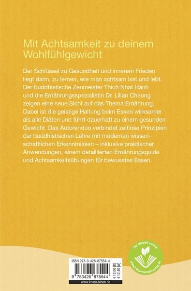 Produktbild: Achtsam essen - achtsam leben