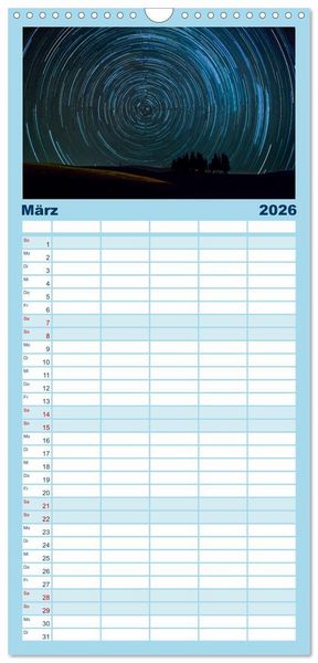 Produktbild: Familienplaner 2026 - Unglaubliche Natur - Landschaften aus unserer wunderbaren Welt mit 5 Spalten (Wandkalender, 21 x 45 cm) CALVENDO