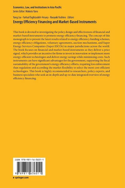 Produktbild: Energy Efficiency Financing and Market-Based Instruments