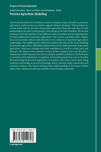 Produktbild: Precision Agriculture: Modelling