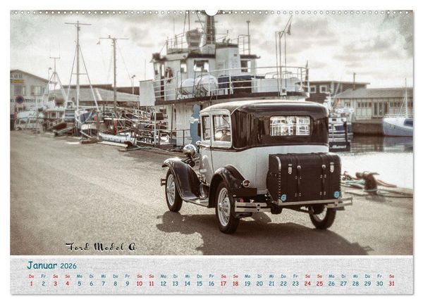 Produktbild: Oldtimer, die neuen ALTEN (hochwertiger Premium Wandkalender 2026 DIN A2 quer), Kunstdruck in Hochglanz