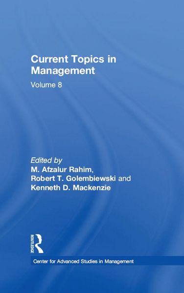 Produktbild: Current Topics in Management