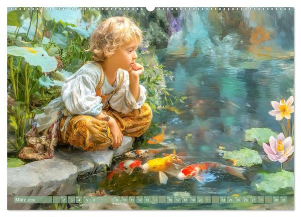Produktbild: Kois - Ein Juwel unter Fischen (hochwertiger Premium Wandkalender 2026 DIN A2 quer), Kunstdruck in Hochglanz