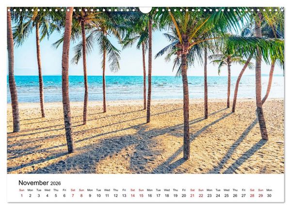 Produktbild: Tropical Vibes (Wall Calendar 2026 DIN A3 landscape), CALVENDO 12 Month Wall Calendar
