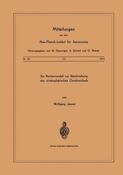 Produktbild: Ein Rechenmodell zur Beschreibung des Stratosph&auml;rischen Ozonkreislaufs