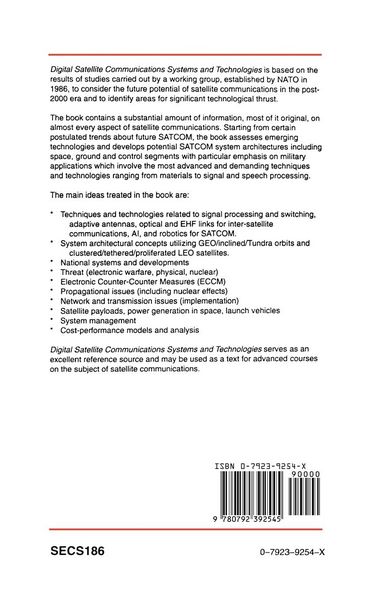 Produktbild: Digital Satellite Communications Systems and Technologies
