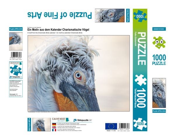 Produktbild: CALVENDO Puzzle Ein Motiv aus dem Kalender Charismatische V&ouml;gel | 1000 Teile Lege-Gr&ouml;&szlig;e 64x48cm Foto-Puzzle f&uuml;r gl&uuml;ckliche Stunden