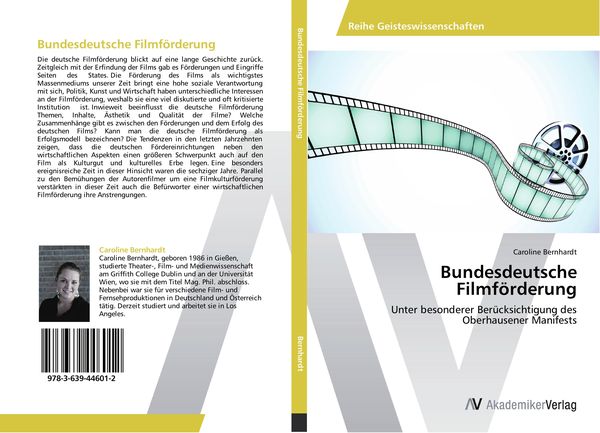 Bundesdeutsche Filmförderung, Taschenbuch von Caroline Bernhardt, AV Akademikerverlag, 9783639446012