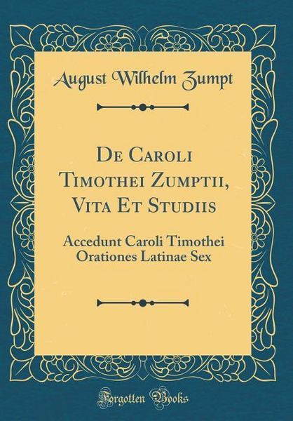 Produktbild: Lat-De Caroli Timothei Zumptii