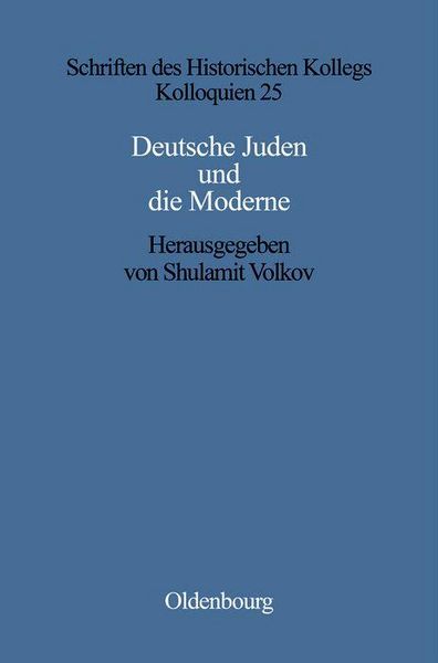 Produktbild: Deutsche Juden und die Moderne