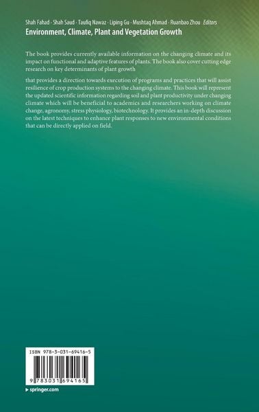 Produktbild: Environment, Climate, Plant and Vegetation Growth