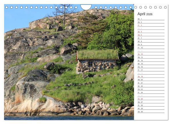 Produktbild: Unterwegs in Schweden (Wandkalender 2026 DIN A4 quer), CALVENDO Monatskalender