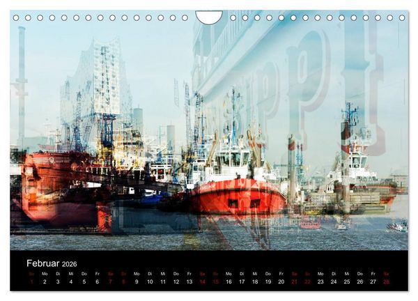 Produktbild: Hamburg-Art (Wandkalender 2026 DIN A4 quer), CALVENDO Monatskalender
