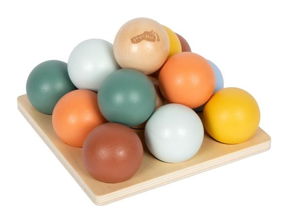 Montessori Sortierspiel mit Kugeln