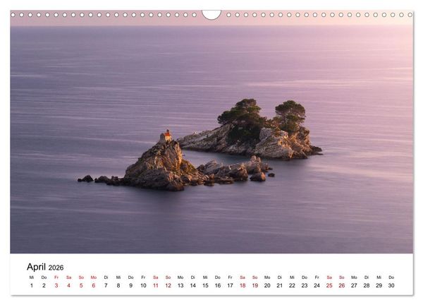 Produktbild: Im Rhythmus der Wellen - Ein Jahr am Meer (Wandkalender 2026 DIN A3 quer), CALVENDO Monatskalender