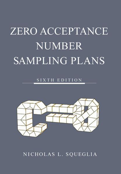Produktbild: Zero Acceptance Number Sampling Plans