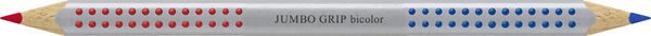 Produktbild: Faber-Castell Buntsitft Jumbo Grip biocolor blau/rot