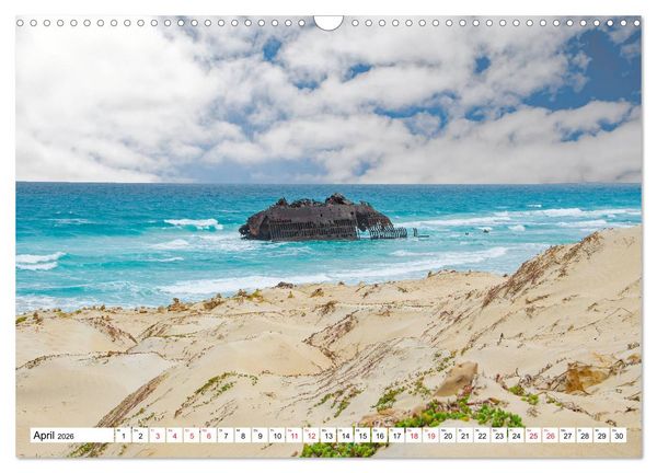 Produktbild: Boa Vista - die drittgr&ouml;&szlig;te Kapverdische Insel (Wandkalender 2026 DIN A3 quer), CALVENDO Monatskalender