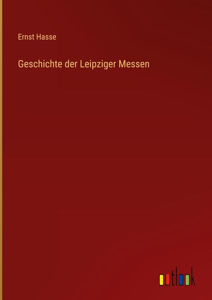 Produktbild: Geschichte der Leipziger Messen