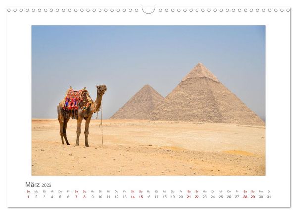 Produktbild: &Auml;gypten - unterwegs mit Julia Hahn (Wandkalender 2026 DIN A3 quer), CALVENDO Monatskalender