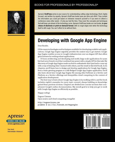 Produktbild: Developing with Google App Engine