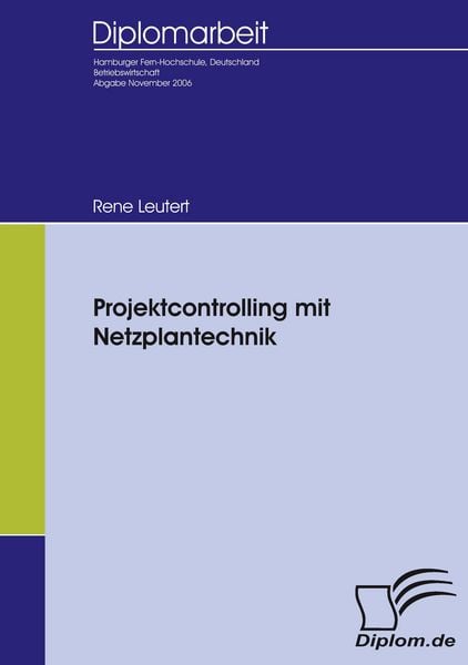 Produktbild: Projektcontrolling mit Netzplantechnik