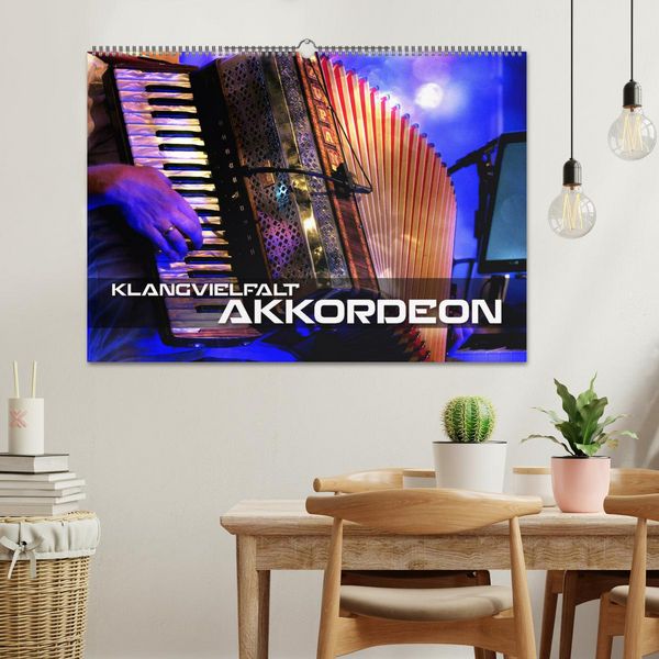 Produktbild: Klangvielfalt Akkordeon (Wandkalender 2026 DIN A2 quer), CALVENDO Monatskalender
