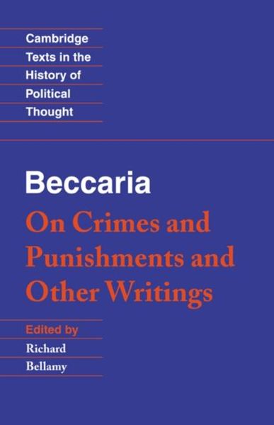 Produktbild: Beccaria: 'On Crimes and Punishments' and Other Writings