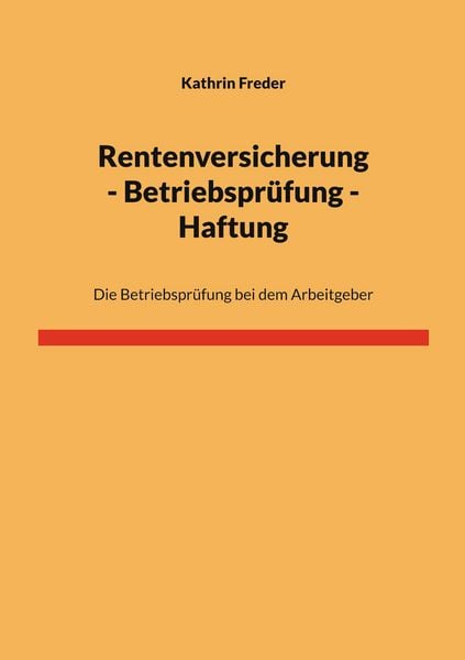 Produktbild: Rentenversicherung - Betriebspr&uuml;fung - Haftung
