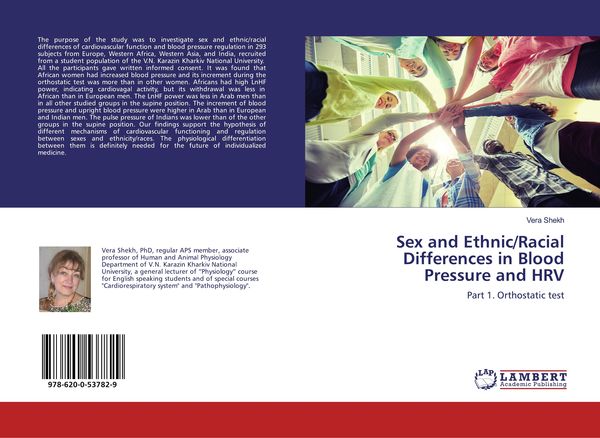 Produktbild: Sex and Ethnic/Racial Differences in Blood Pressure and HRV