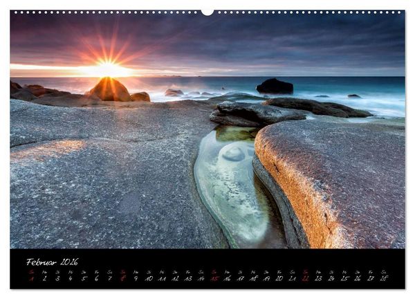 Produktbild: Traumlandschaften - Eine Reise durch Europa (hochwertiger Premium Wandkalender 2026 DIN A2 quer), Kunstdruck in Hochglanz