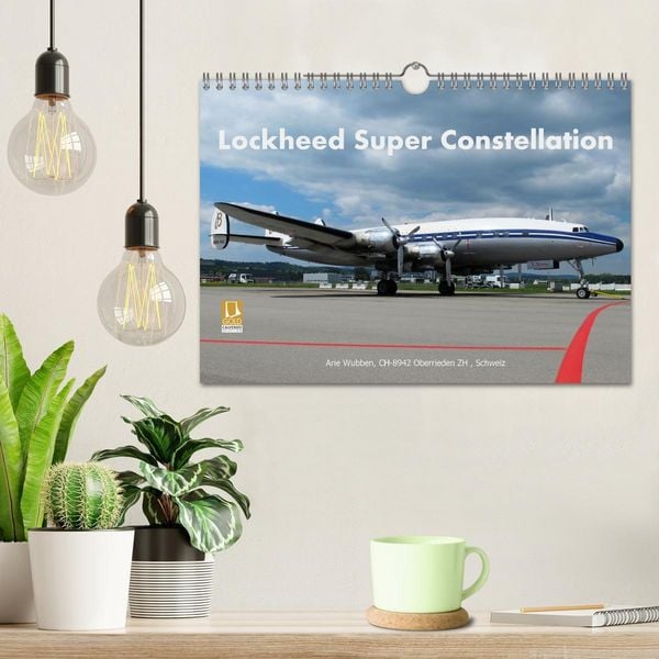 Produktbild: Lockheed Super Constellation HB-RSC (Wandkalender 2026 DIN A4 quer), CALVENDO Monatskalender