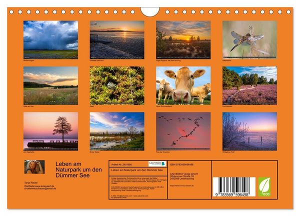 Produktbild: Leben am Naturpark um den D&uuml;mmer See (Wandkalender 2027 DIN A4 quer), CALVENDO Monatskalender