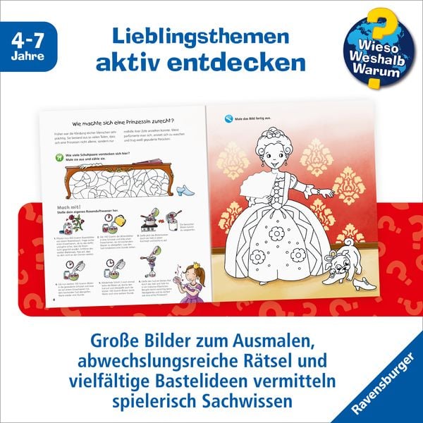 Produktbild: Wieso? Weshalb? Warum? aktiv-Heft - Prinzessinnen