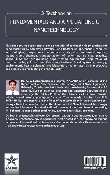 Produktbild: Textbook on Fundamentals and Applications of Nanotechnology