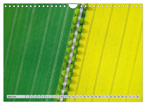 Ausblicke - Mittelhessen von Oben (Wandkalender 2025 DIN A4 quer), CALVENDO Monatskalender