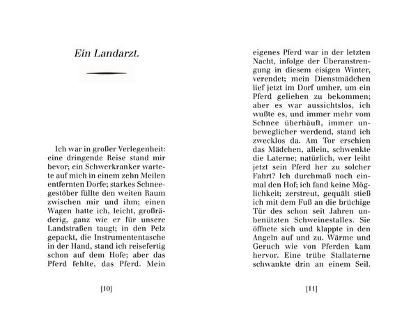 Produktbild: Ein Landarzt (Prager Ausgabe)