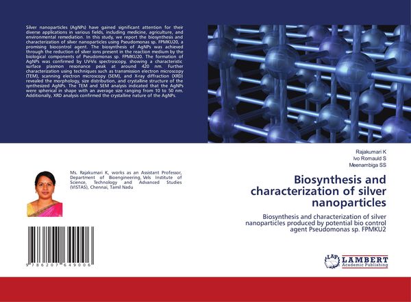 Produktbild: Biosynthesis and characterization of silver nanoparticles