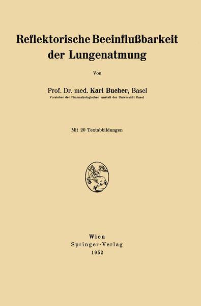 Produktbild: Reflektorische Beeinflu&szlig;barkeit der Lungenatmung