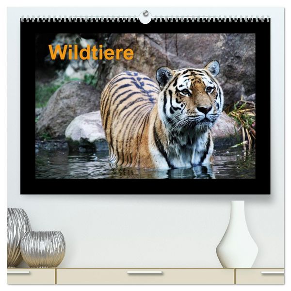 Produktbild: Wildtiere (hochwertiger Premium Wandkalender 2026 DIN A2 quer), Kunstdruck in Hochglanz