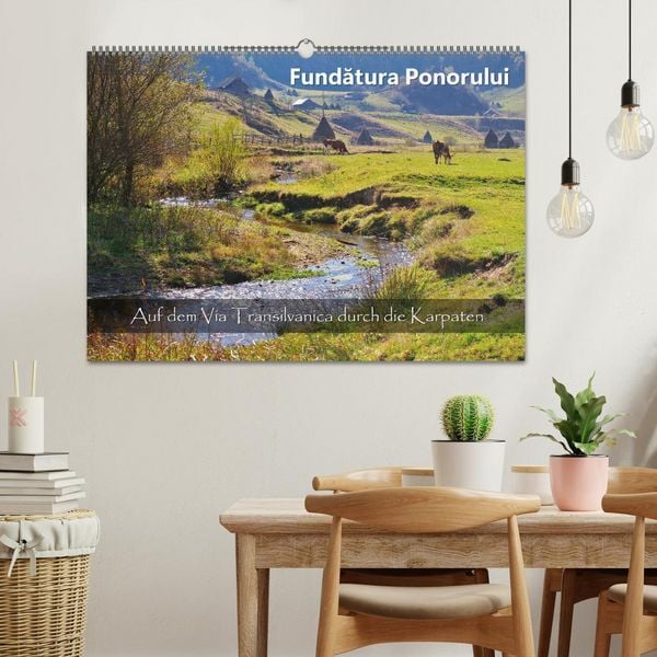 Produktbild: Fundatura Ponorului - Auf dem Via Transilvanica durch die Karpaten (Wandkalender 2027 DIN A2 quer), CALVENDO Monatskalender