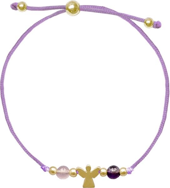 Produktbild: Armband - Perlenarmband mit Engelanh&auml;nger