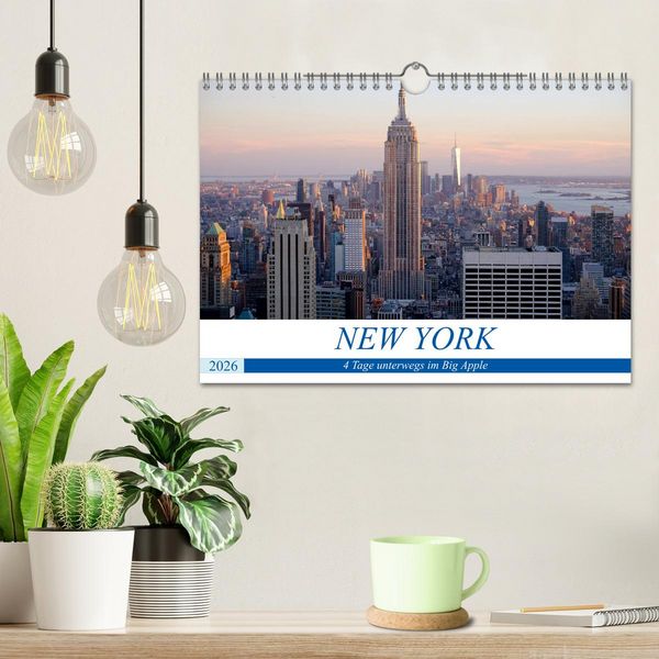 Produktbild: New York - 4 Tage unterwegs im Big Apple (Wandkalender 2026 DIN A4 quer), CALVENDO Monatskalender