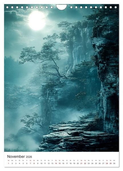 Produktbild: Midgard - Mythische Landschaften des Nordens (Wandkalender 2026 DIN A4 hoch), CALVENDO Monatskalender