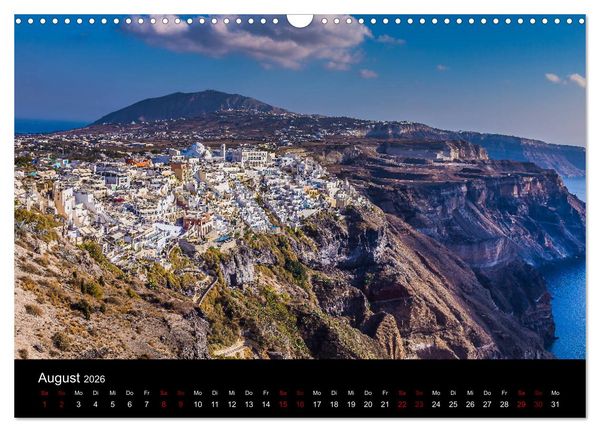 Produktbild: Reiseziele in Griechenland (Wandkalender 2026 DIN A3 quer), CALVENDO Monatskalender