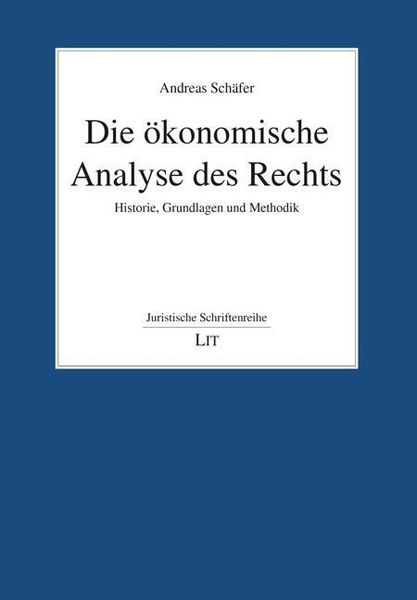Produktbild: Sch&auml;fer, A: &ouml;konom. Analyse des Rechts