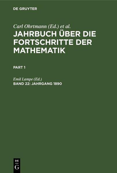 Produktbild: Jahrgang 1890