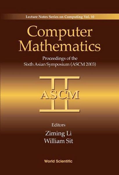 Produktbild: Computer Mathematics: Proceedings of the Sixth Asian Symposium (Ascm'03)