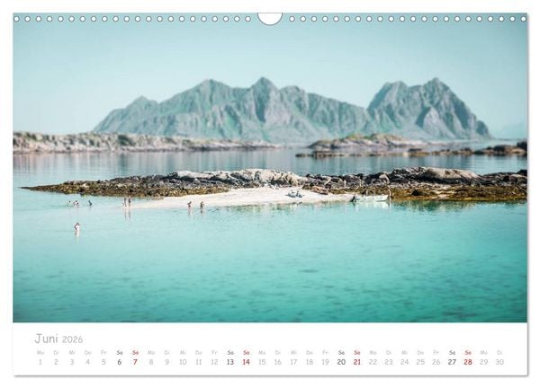 Produktbild: Norwegische Berg- und Fjordlandschaften (Wandkalender 2026 DIN A3 quer), CALVENDO Monatskalender